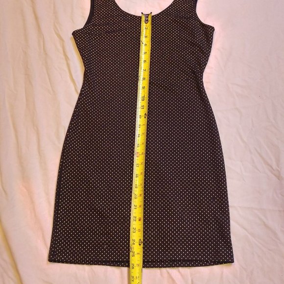 Wet Seal Black Studded Bodycon Dress Sz M - Picture 4 of 7